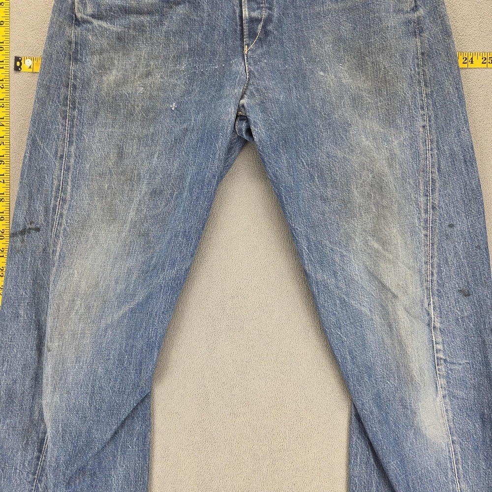 Vintage Levis Engineered Jeans Mens Blue Twisted Button Fly Fits 32x33 - Picture 12 of 16